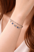 Silver Charm Bracelet